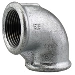 90-Knie 90° female verzinkt ISO-A1